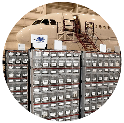 VMI Twinbins in Hanger